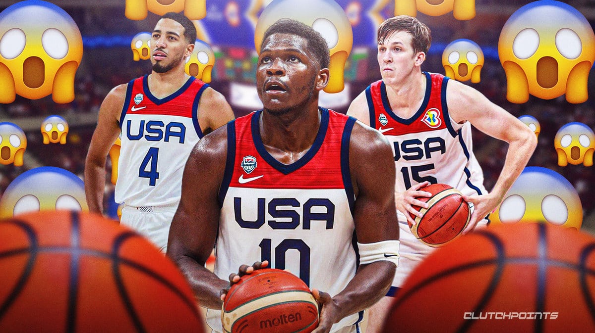 Team USA, FIBA World Cup, Anthony Edwards, Austin Reaves, Tyrese Haliburton