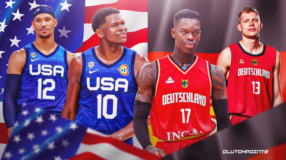 FIBA World Cup, Dennis Schroder, Anthony Edwards, Team USA basketball, Mikal Bridges
