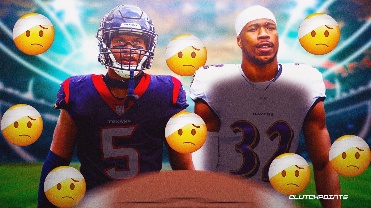 Ravens, Texans, Ravens, Texans injuries, Marcus Williams, Jalen Pitre