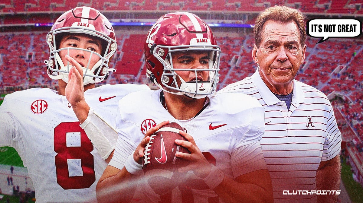 Alabama football, Nick Saban, Jalen Milroe, Ty Simpson