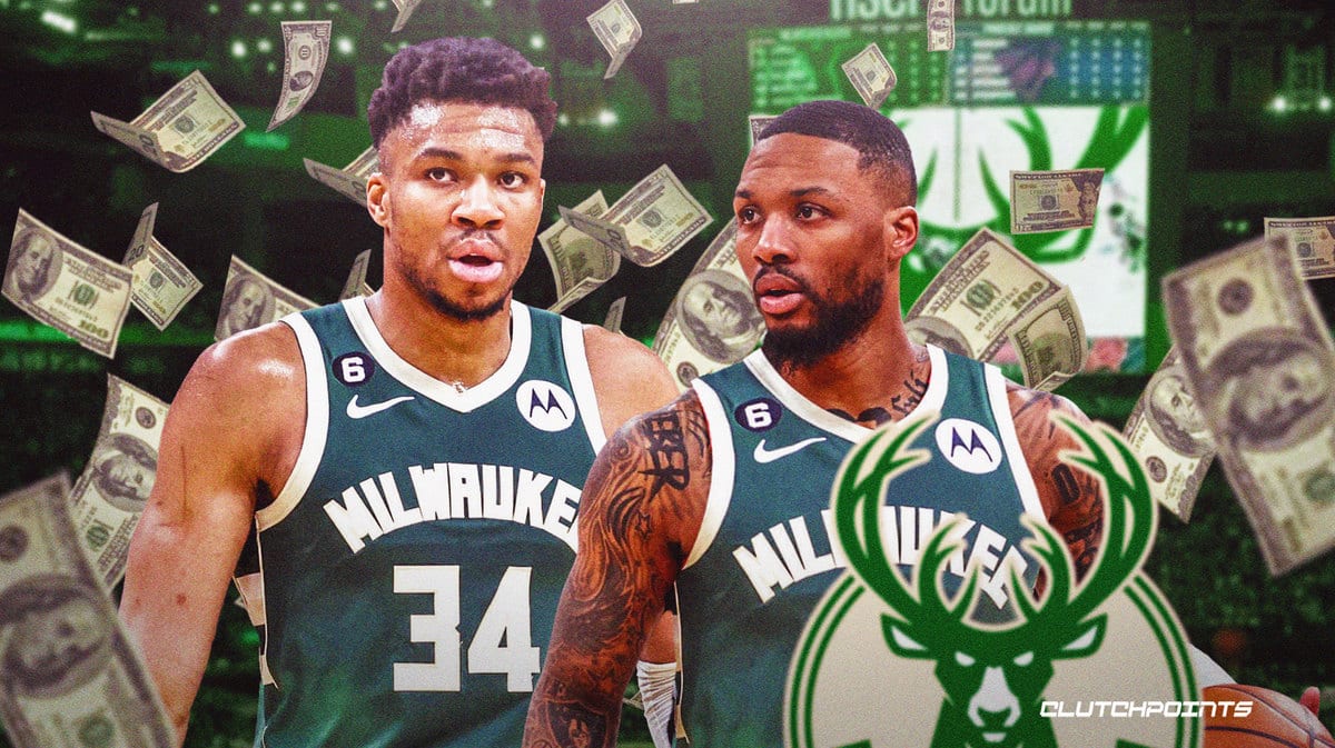 Damian Lillard, Giannis Antetokounmpo, Milwaukee Bucks