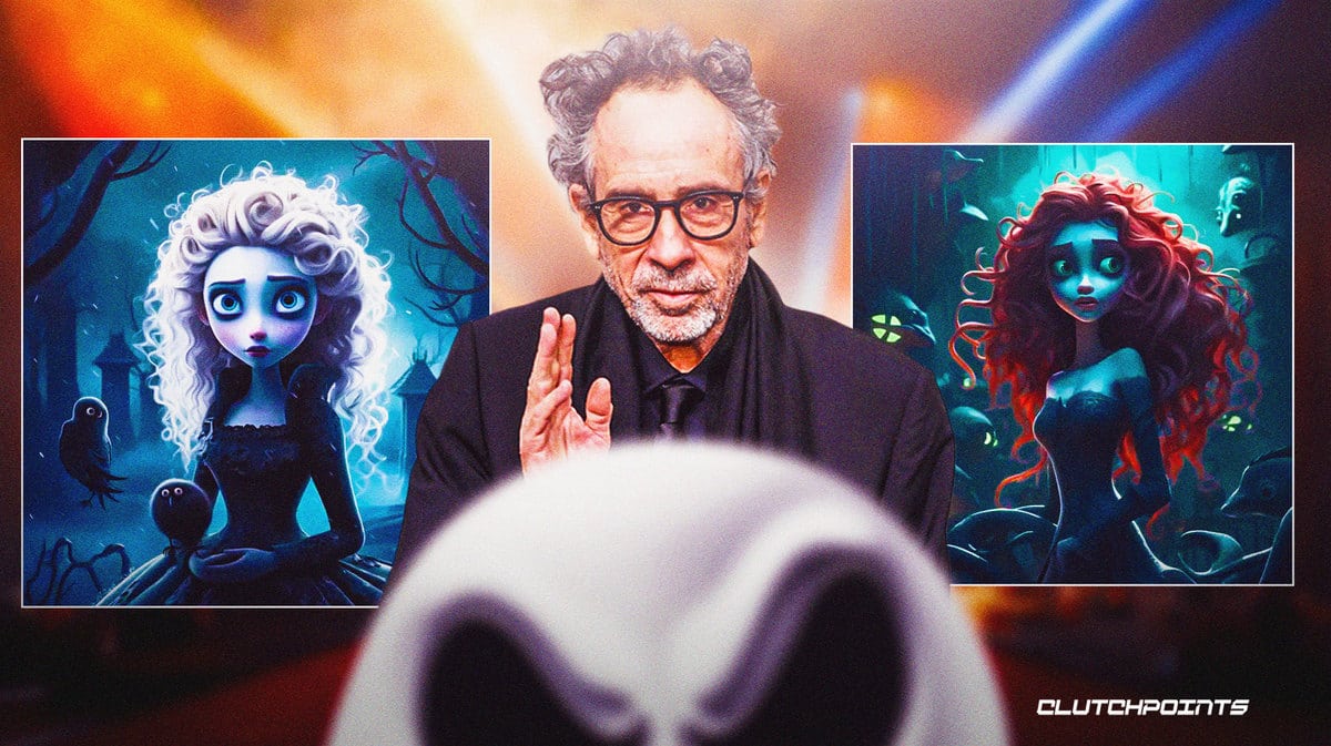 Disney-AI mashups, Frozen, The Little Mermaid, Tim Burton