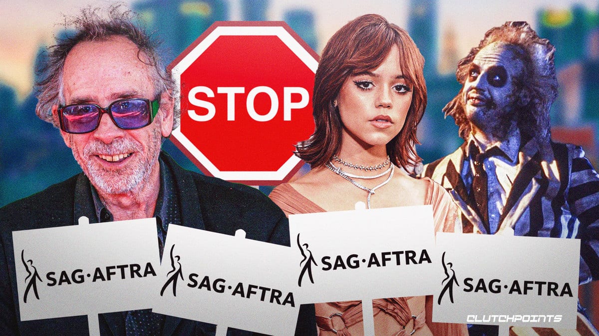 Tim Burton, SAG-AFTRA strike, Jenna Ortega, Beetlejuice (Michael Keaton)