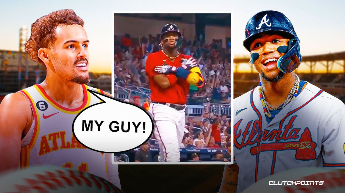 Trae Young, Atlanta Braves, Hawks, Ronald Acuna Jr