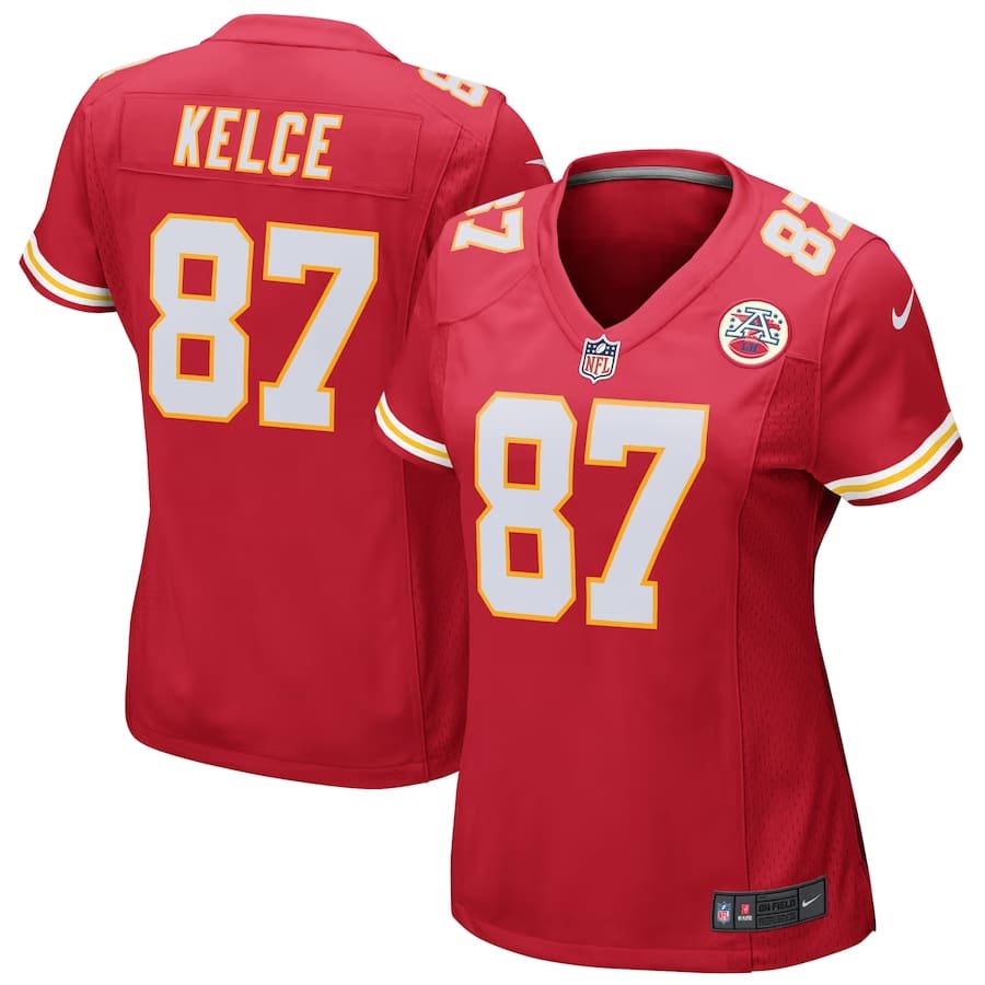 Travis Kelce Kansas City Chiefs Nike Player Game Jersey - White