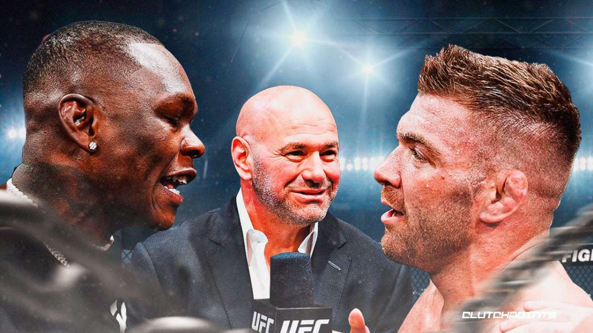 Dricus du Plessis, Israel Adesanya, Dana White