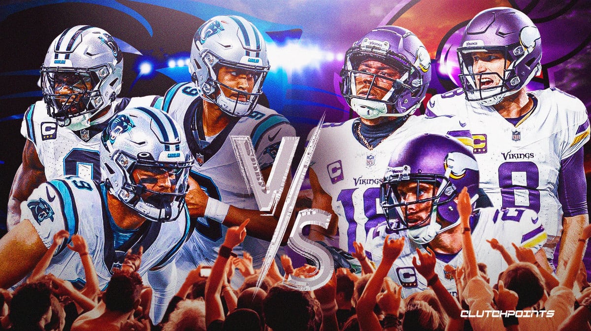 Carolina Panthers, Minnesota Vikings, Justin Jefferson, Kirk Cousins, Harrison Smith, Bryce Young, Brian Burns, Adam Thielen