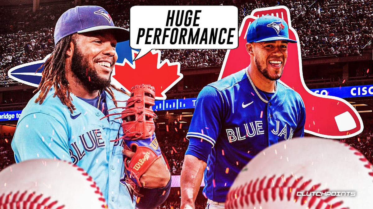 Vladimir Guerrero Jr., Jose Berrios, Blue Jays Red Sox, MLB