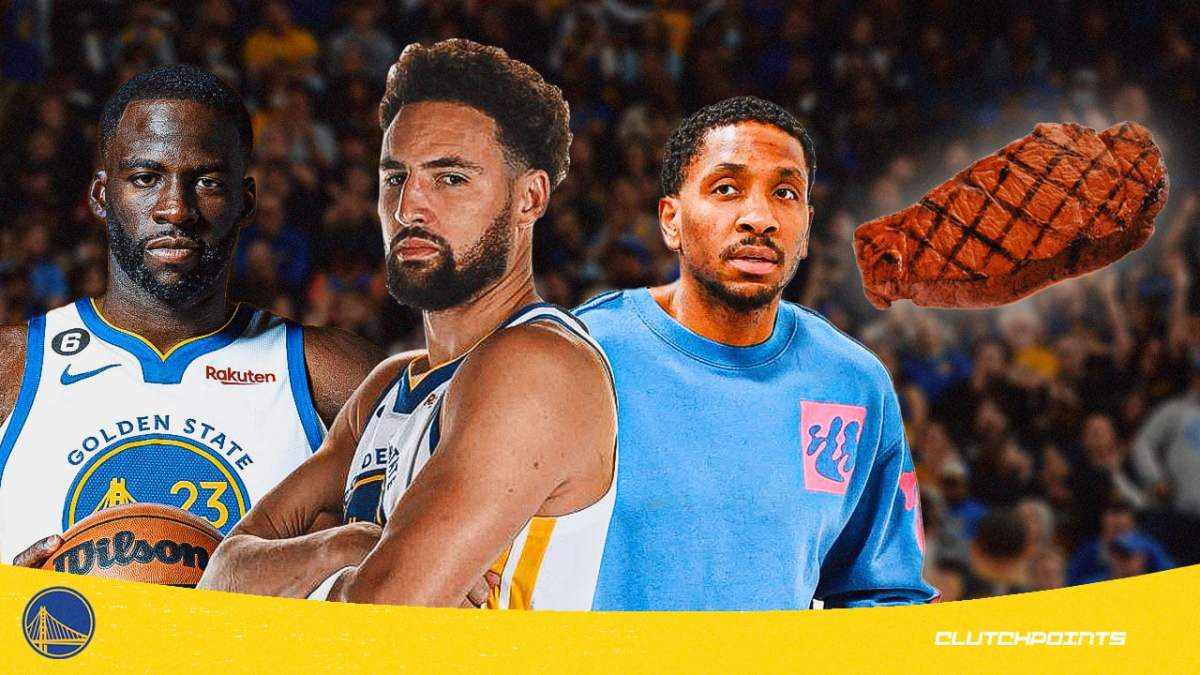 Draymond Green Rodney McGruder, Rodney McGruder, Steve Kerr, Draymond Green, Klay Thompson, Golden State Warriors