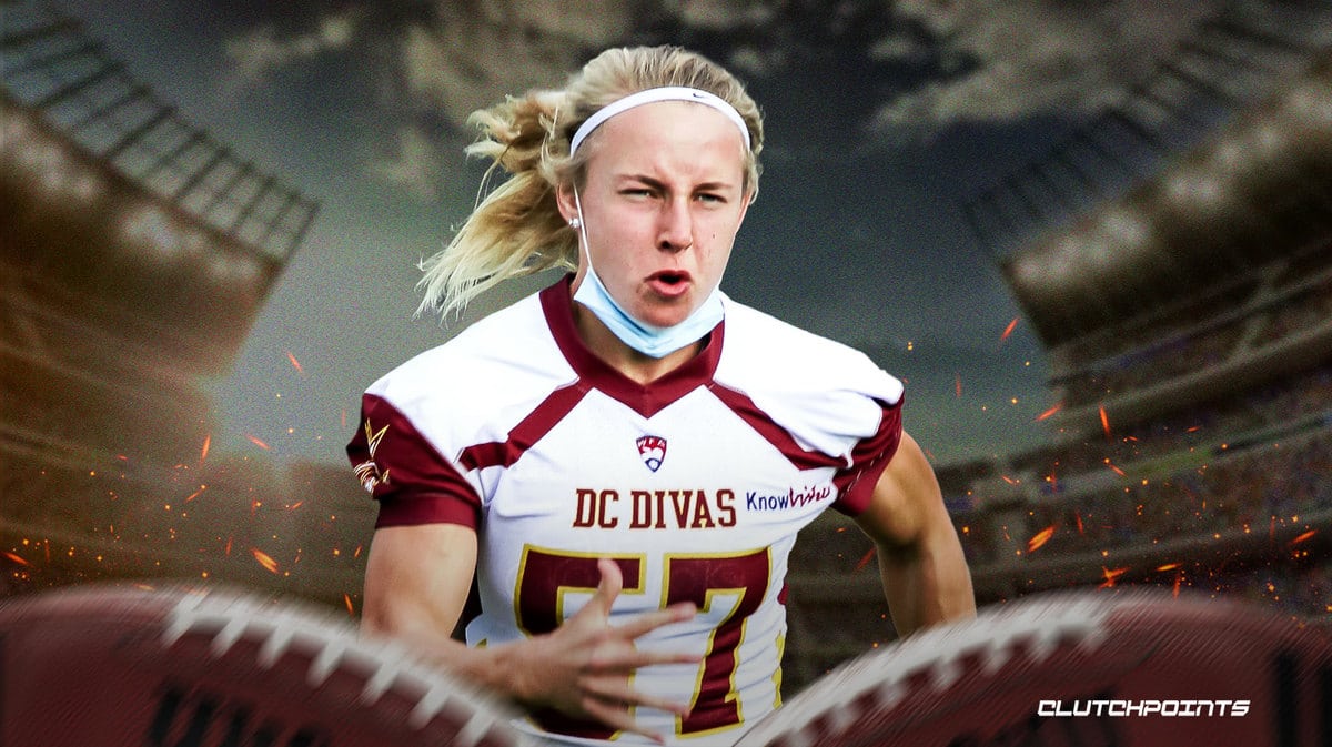 Haley Van Voorhis makes history as first female non-kicker in NCAA ...