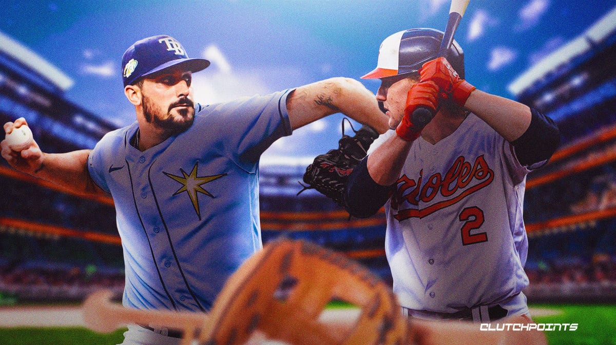 Zach Eflin, Gunnar Henderson, Tampa Bay Rays, Baltimore Orioles