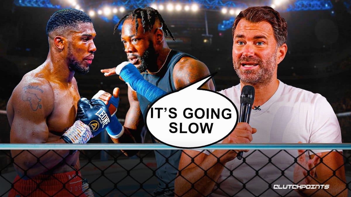 Anthony Joshua, Deontay Wilder, Eddie Hearn