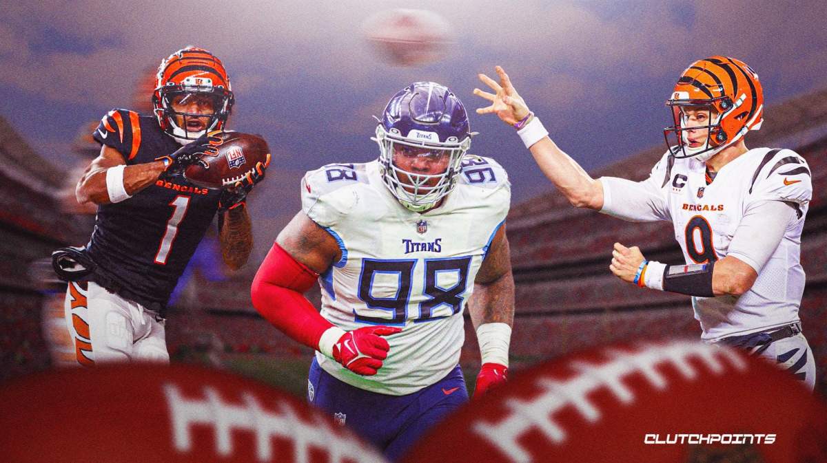 Jeffery Simmons, Ja'Marr Chase, Joe Burrow, Cincinnati Bengals, Tennessee Titans