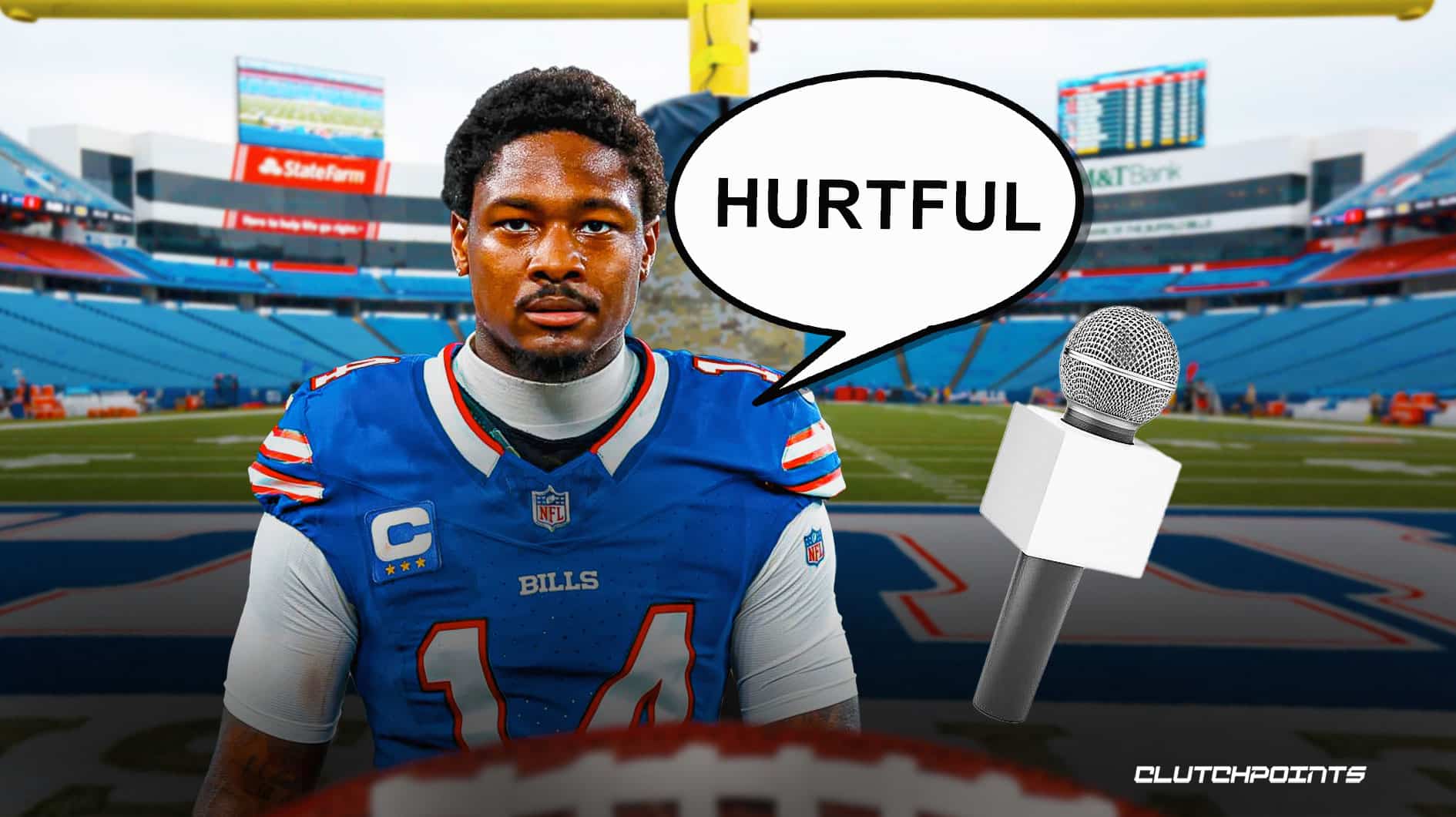 Stefon Diggs responds to Bills reporter's 'very hurtful' comments caught on  hot mic