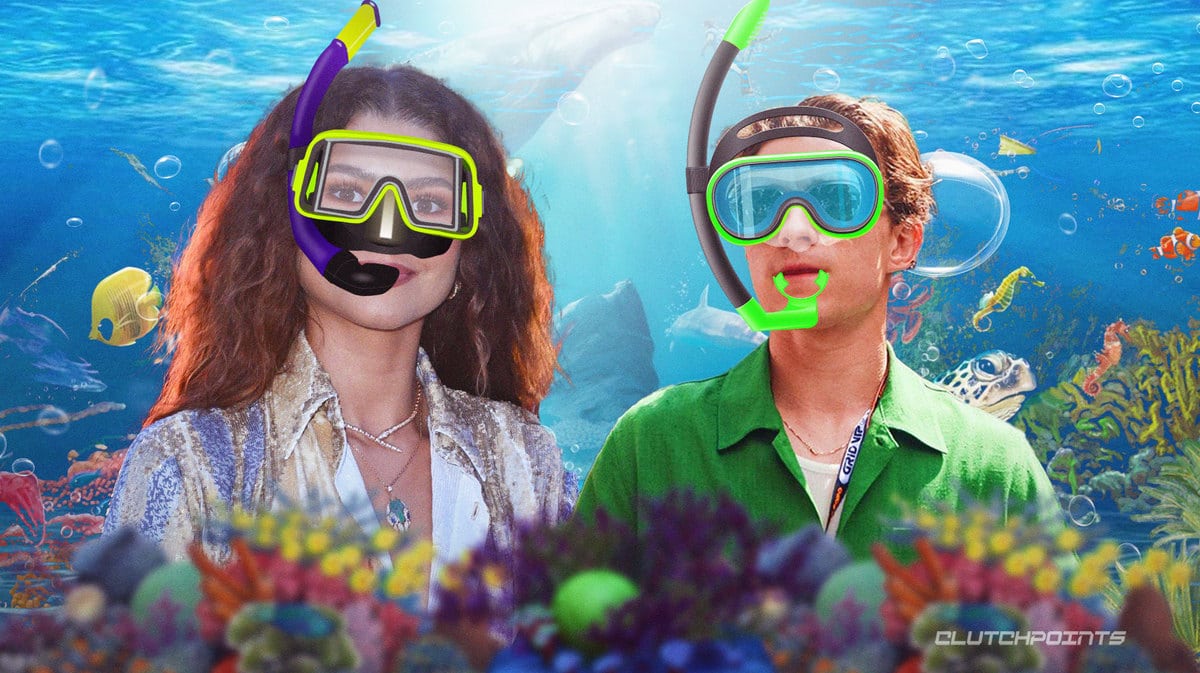 Zendaya, Tom Holland, scuba diving