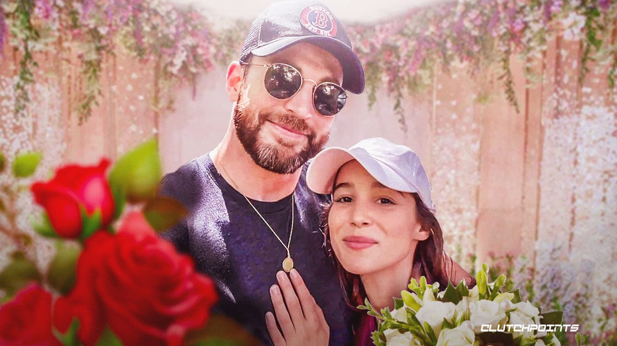 Chris Evans, Alba Baptista, wedding