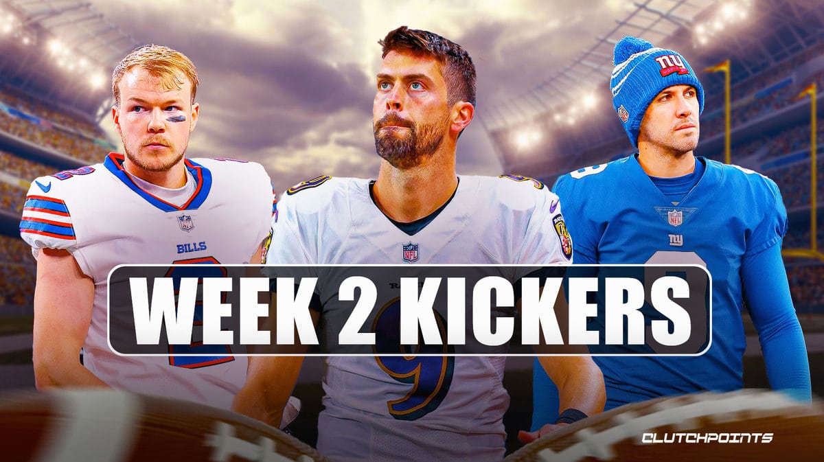 Fantasy football Week 2 kicker rankings 2023 NFL season