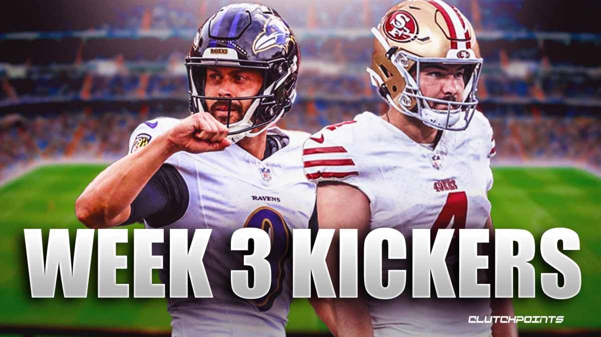 Fantasy football week 3 kicker K rankings 2023