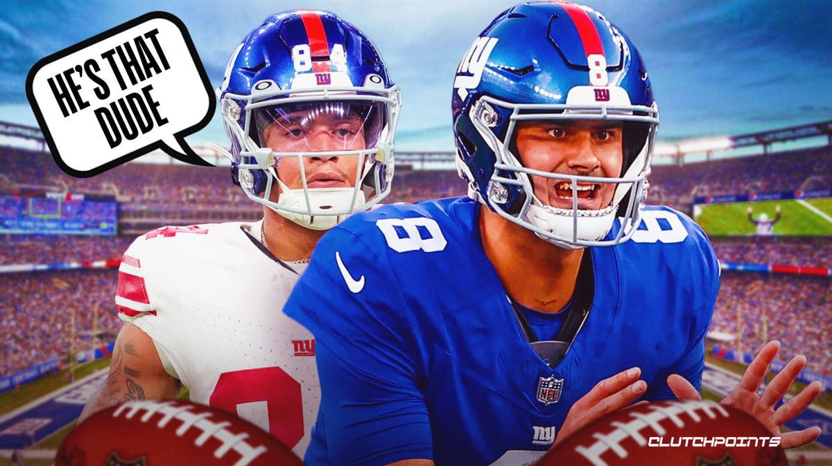 Daniel Jones, Jalin Hyatt, New York Giants