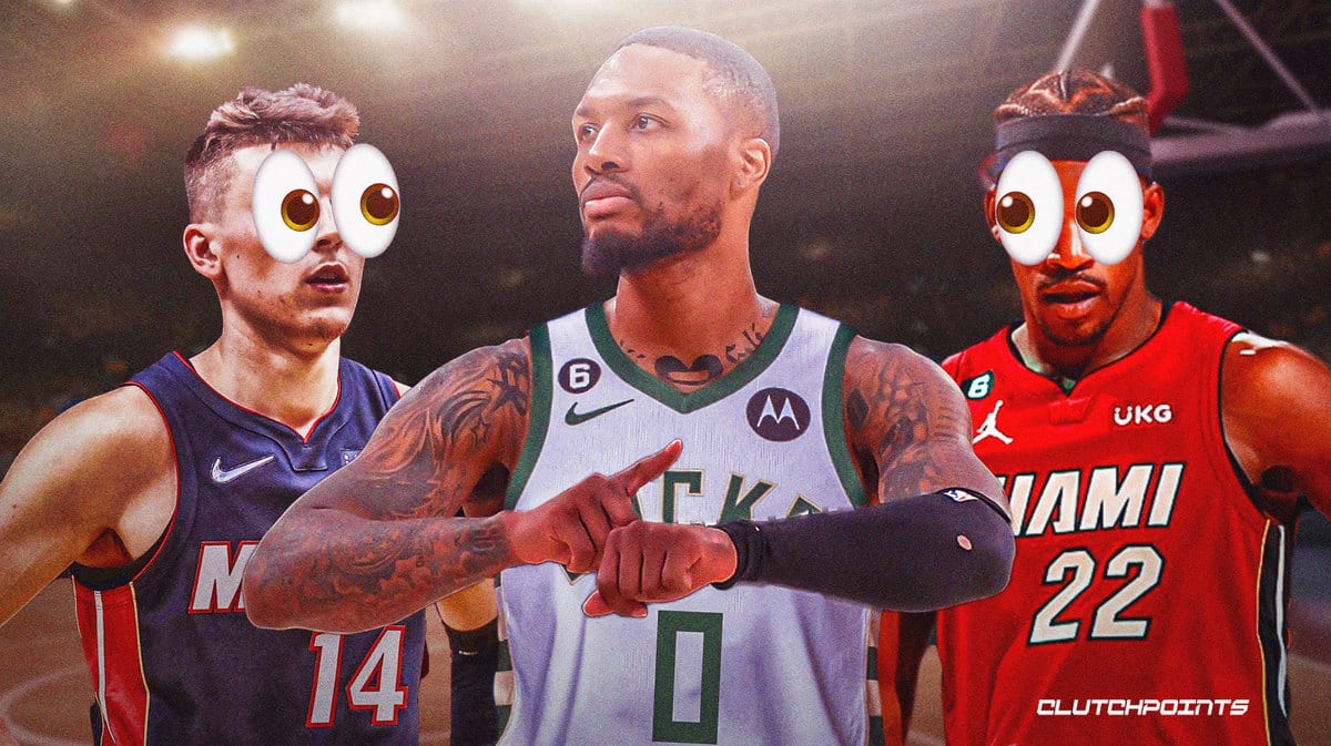 Heat, Bucks, Damian Lillard, Tyler Herro, Jimmy Butler