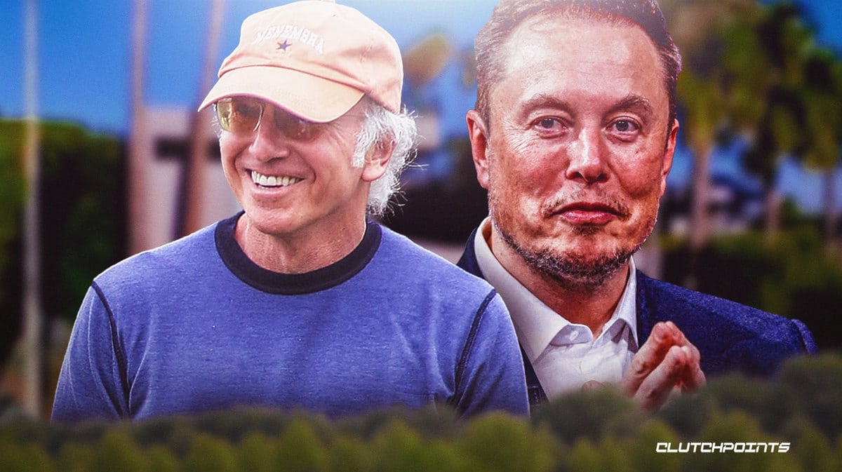 Larry David, Elon Musk