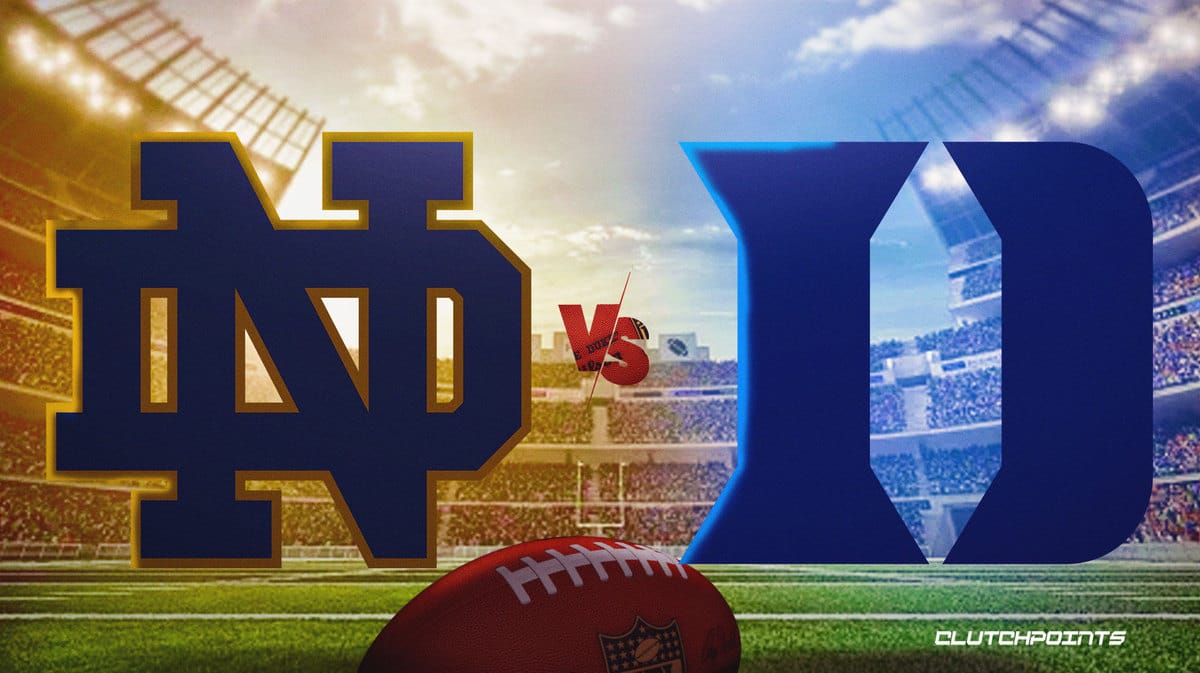 What channel is Duke football vs Notre Dame on today? Time, TV