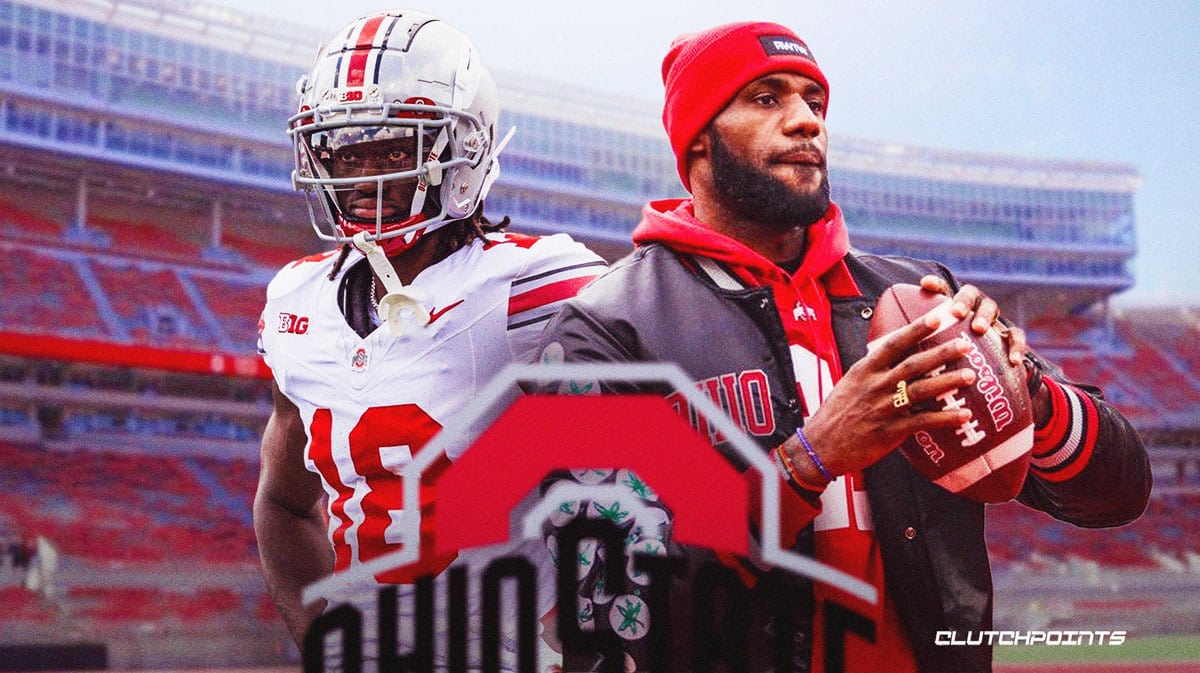 Marvin Harrison Jr., LeBron James, Ohio State football