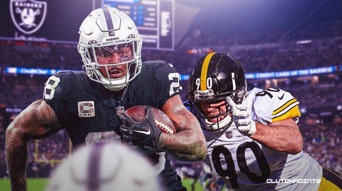 Josh Jacobs, TJ Watt, Las Vegas Raiders, Pittsburgh Steelers