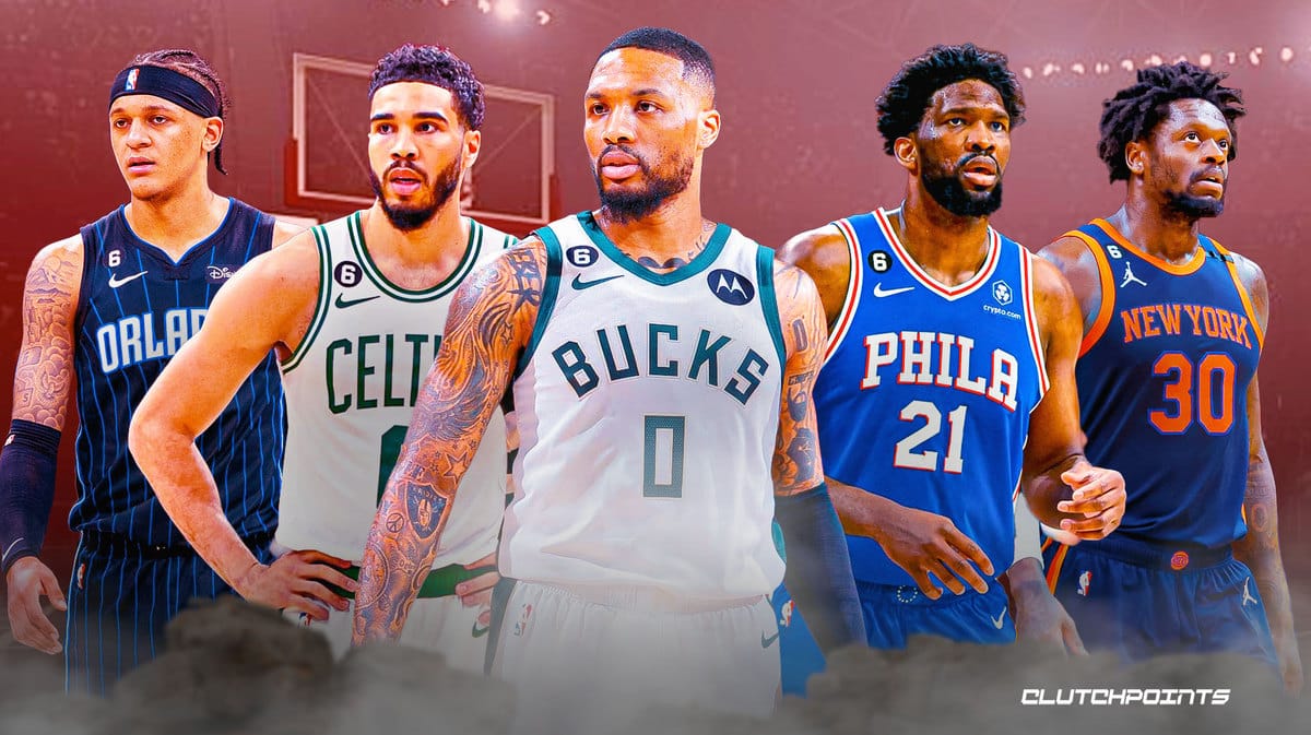 Eastern Conference rankings, Milwaukee Bucks, Damian Lillard, Boston Celtics, Cleveland Cavaliers, Miami Heat
