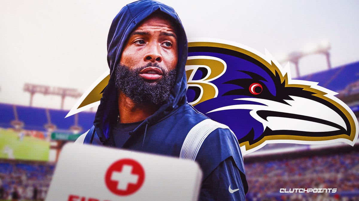 Ravens' Odell Beckham Jr leaves game with shoulder injury