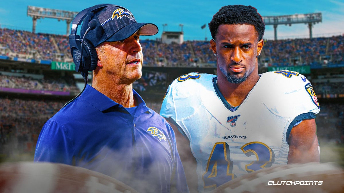John Harbaugh, Justice Hill, Ravens
