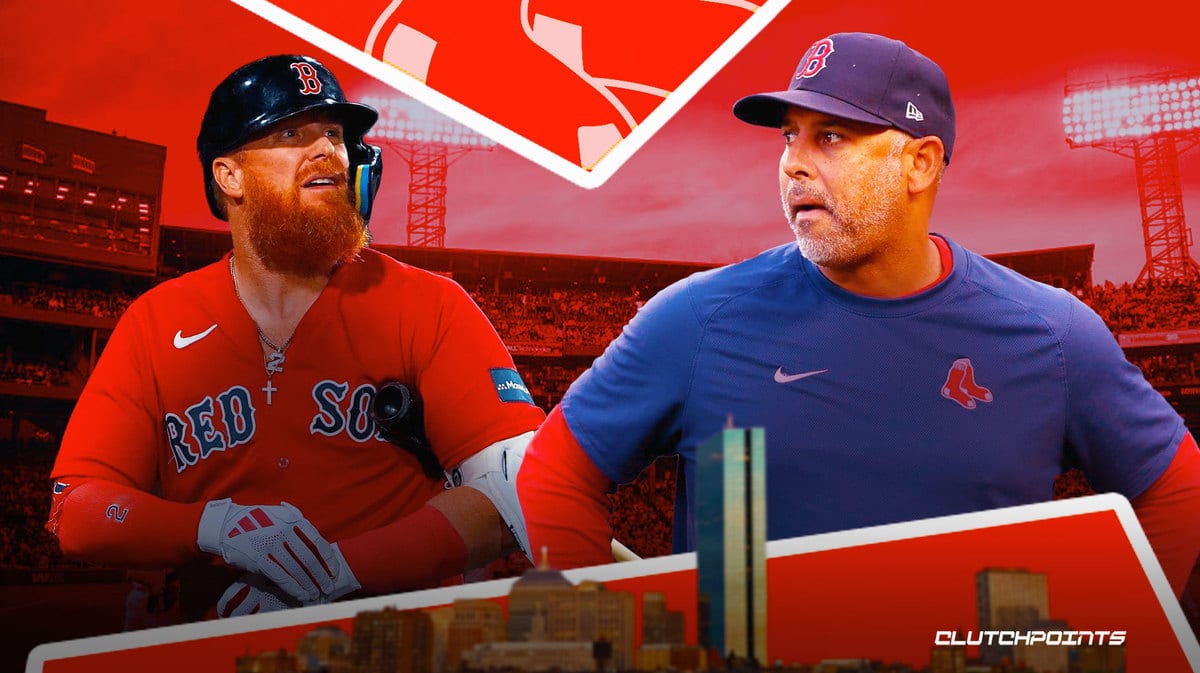 Justin Turner, Alex Cora, Boston Red Sox