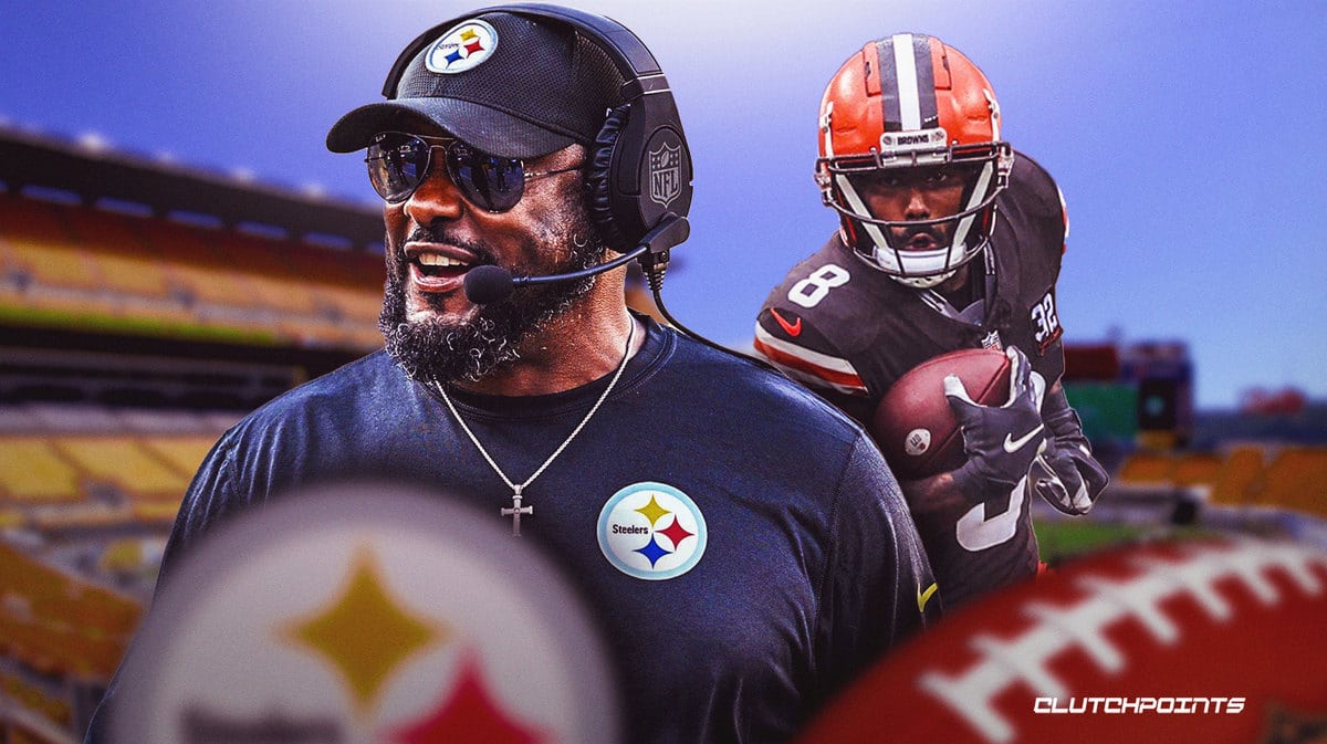 Mike Tomlin, Elijah Moore, Steelers, Browns