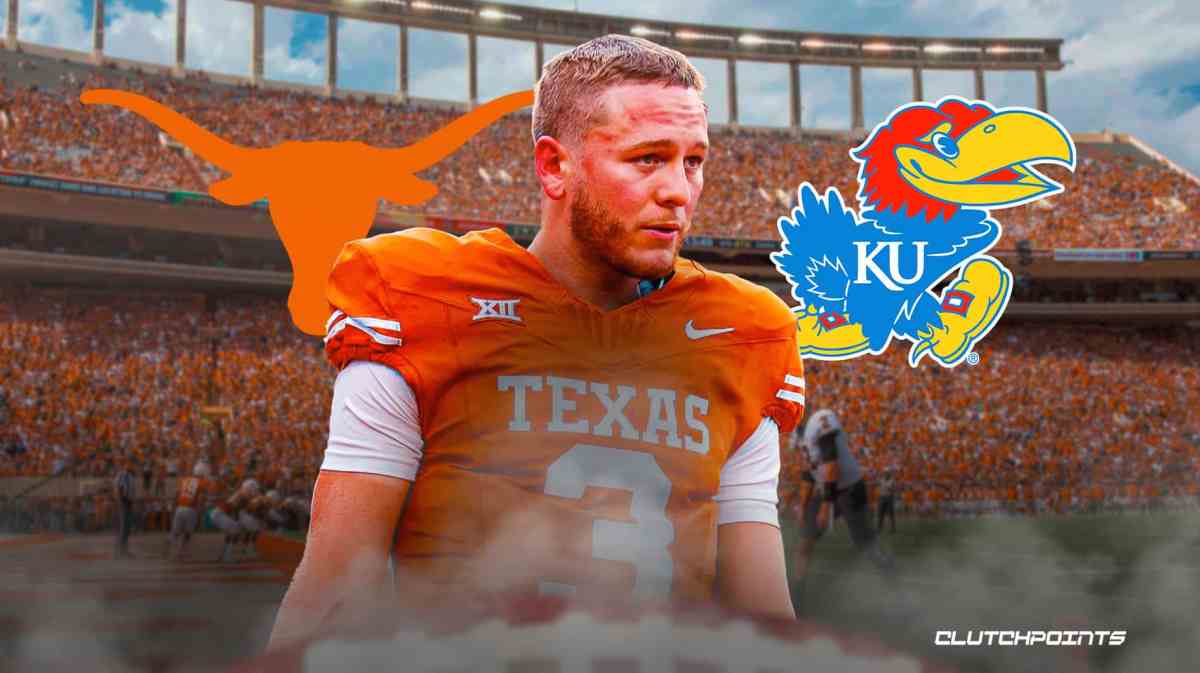 Texas football, Kansas football, Longhorns, Quinn Ewers, Xavier Worthy