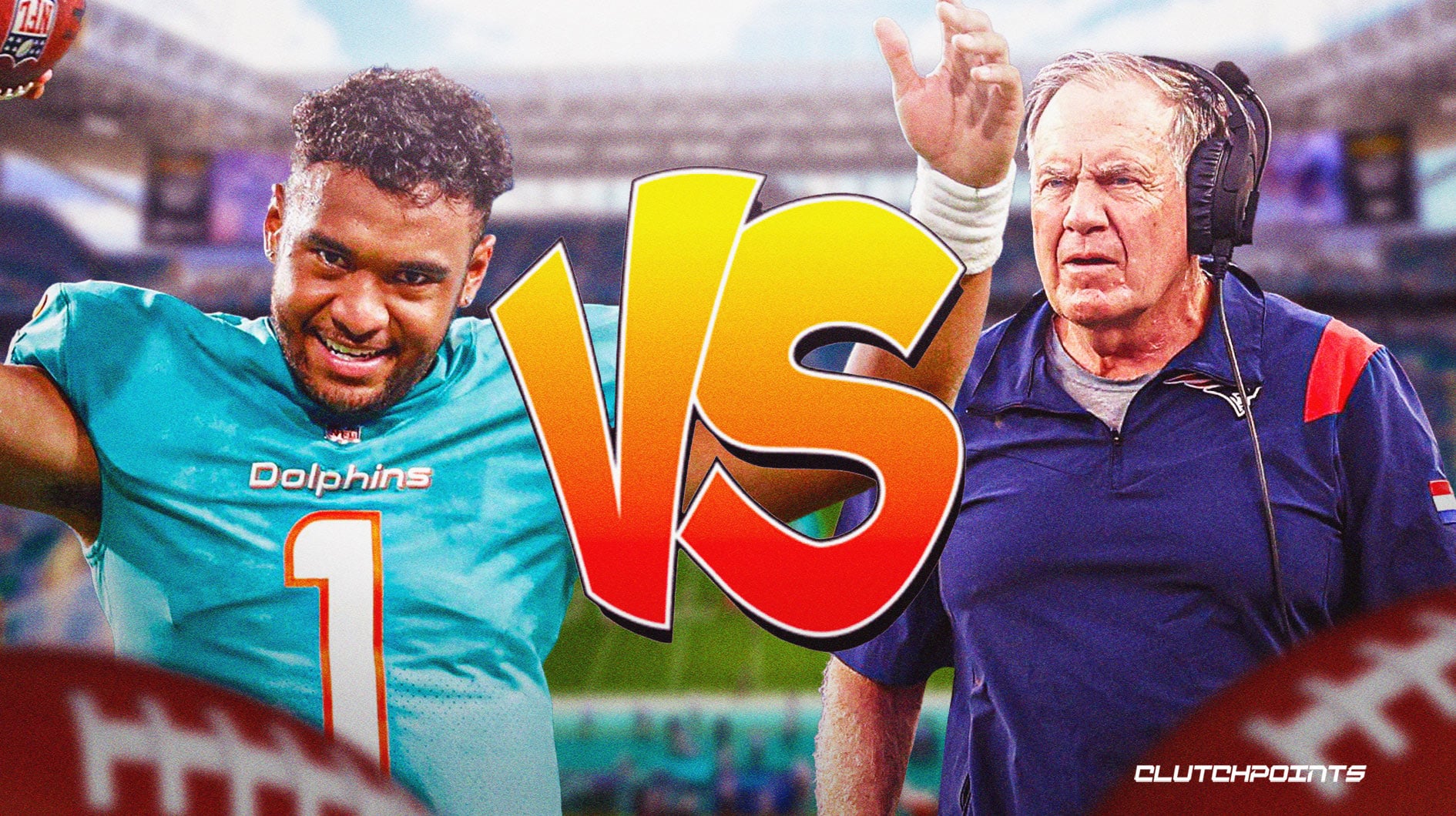 Tua Tagovailoa's dominance over Bill Belichick by the numbers