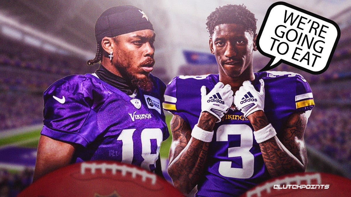 Vikings, Jordan Addison, Justin Jefferson, Kirk Cousins