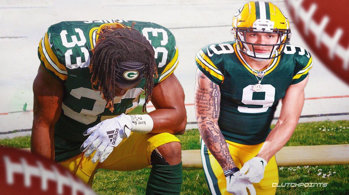 Packers, Christian Watson, Aaron Jones