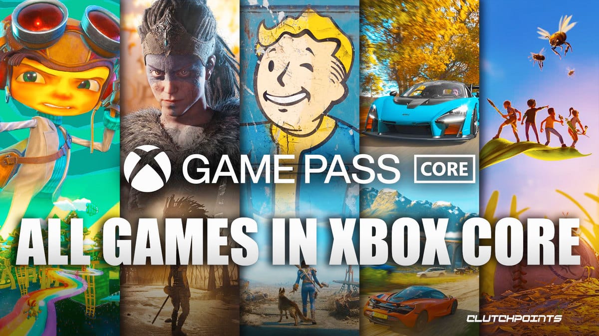 Xbox Game Pass Core  Confira a lista completa de jogos do serviço