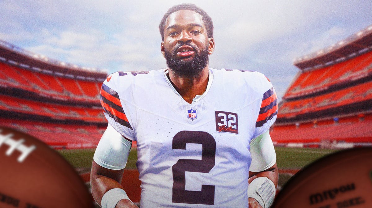 Jacoby Brissett in a Browns uniform