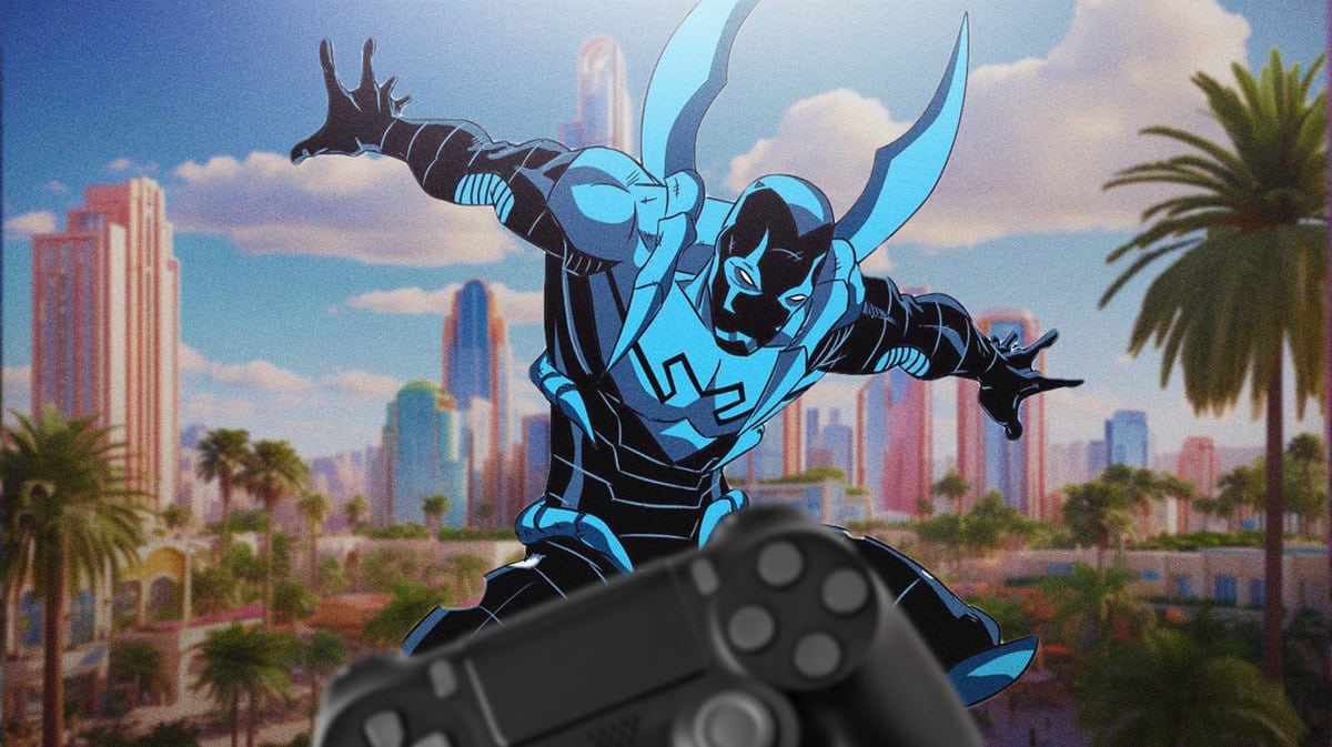 Blue Beetle with a PlayStation controller, 10 DC Heroes That Deserve A Video Game