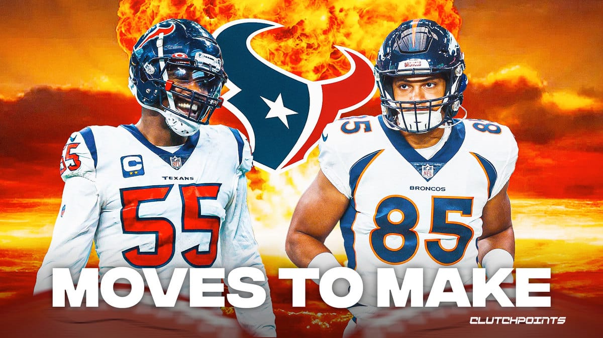 Texans, Texans trade, NFL trade deadline, Albert Okwuegbunam, Jerry Hughes