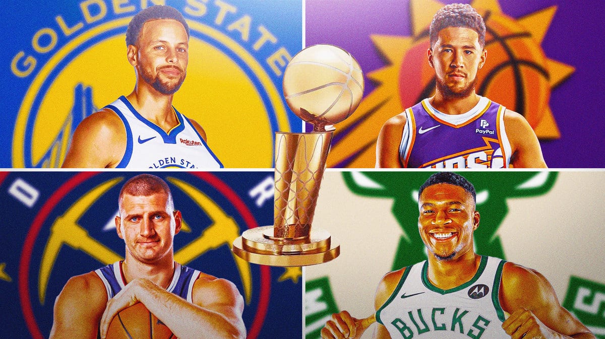 NBA Finals predictions with Warriors' Stephen Curry, Suns' Devin Booker, Nuggets' Nikola Jokic and Bucks' Giannis Antetokounmpo