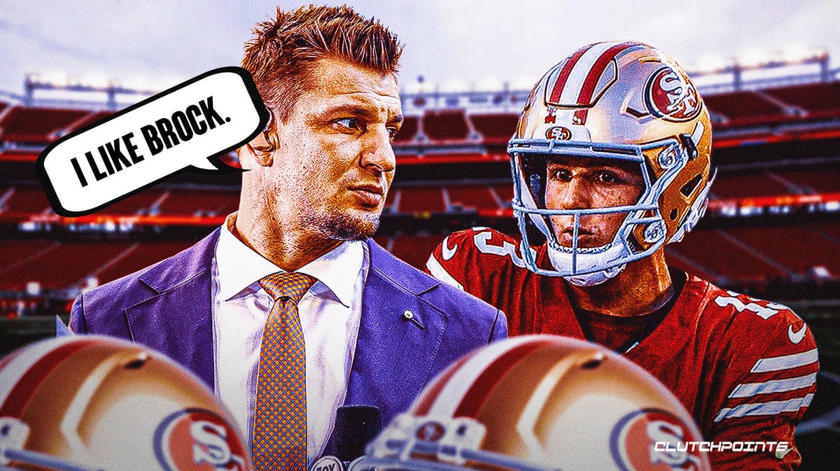 Brock Purdy, San Francisco 49ers, Rob Gronkowski
