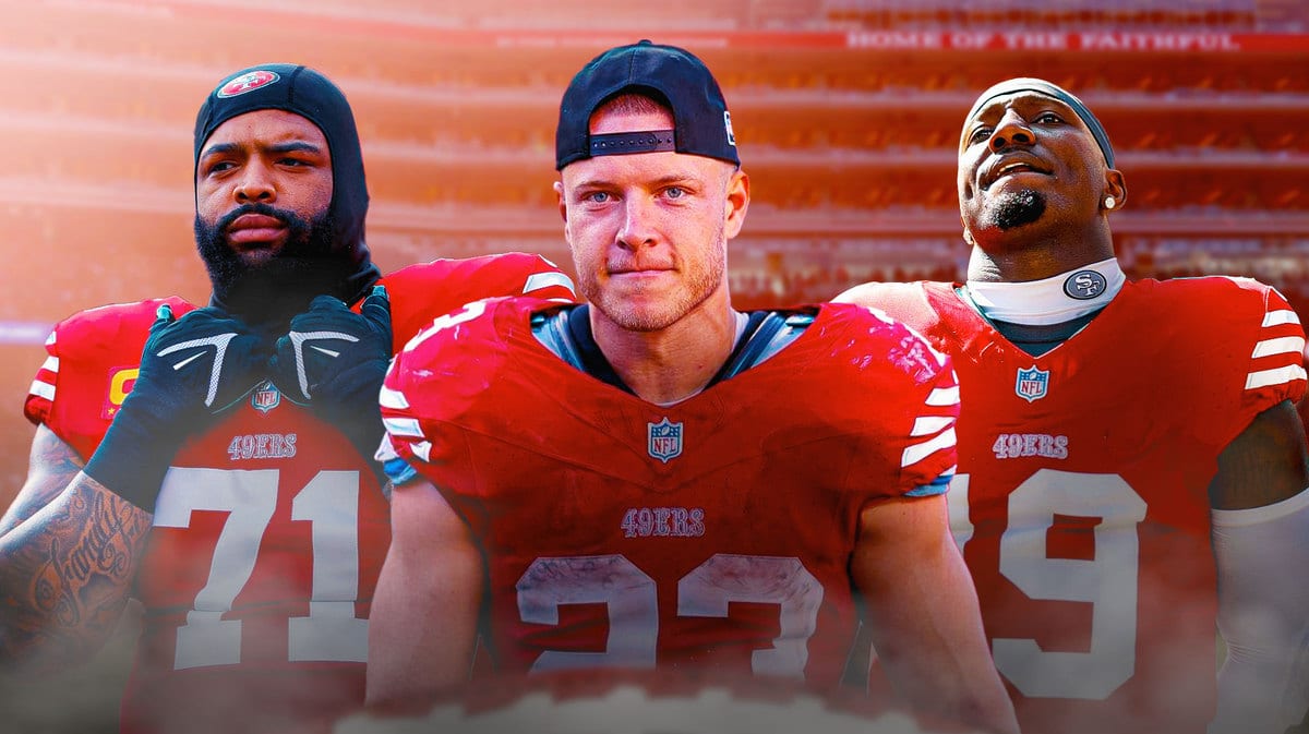 San Francisco 49ers, Christian McCaffrey, Deebo Samuel, Trent Williams