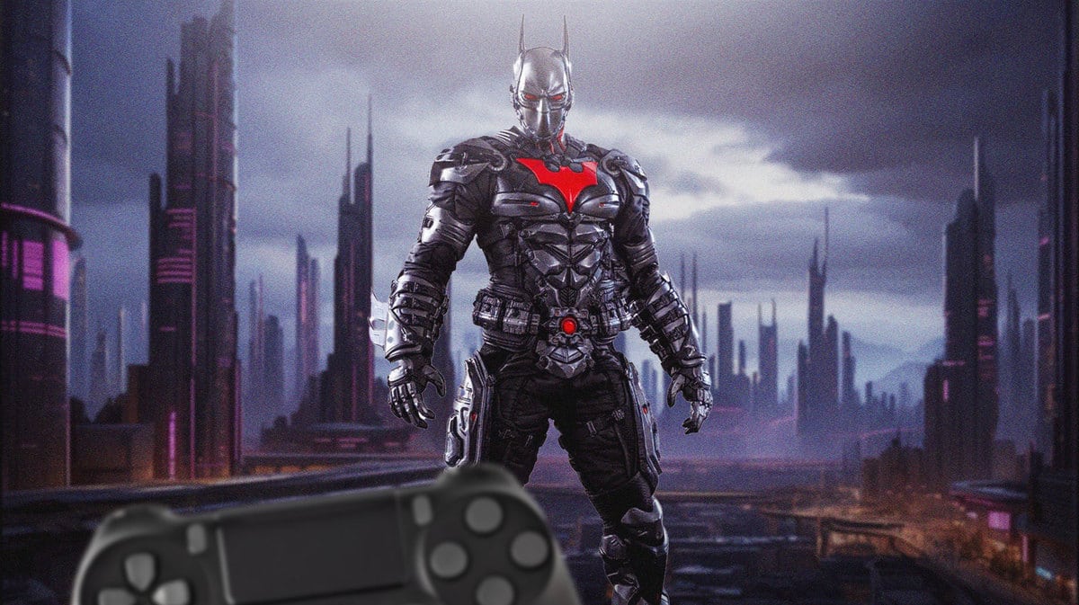 Batman Beyond with PlayStation controller