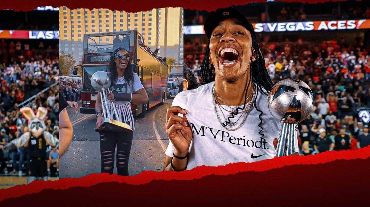 Las Vegas Aces power forward A'ja Wilson