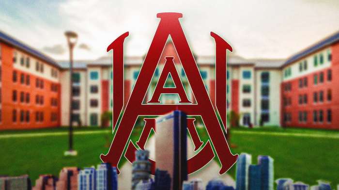 Alabama A&M logo, Alabama A&M campus