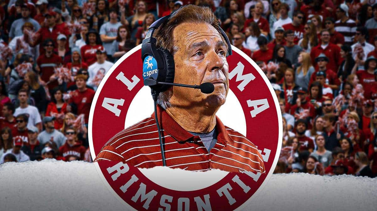 Alabama football head coach Nick Saban