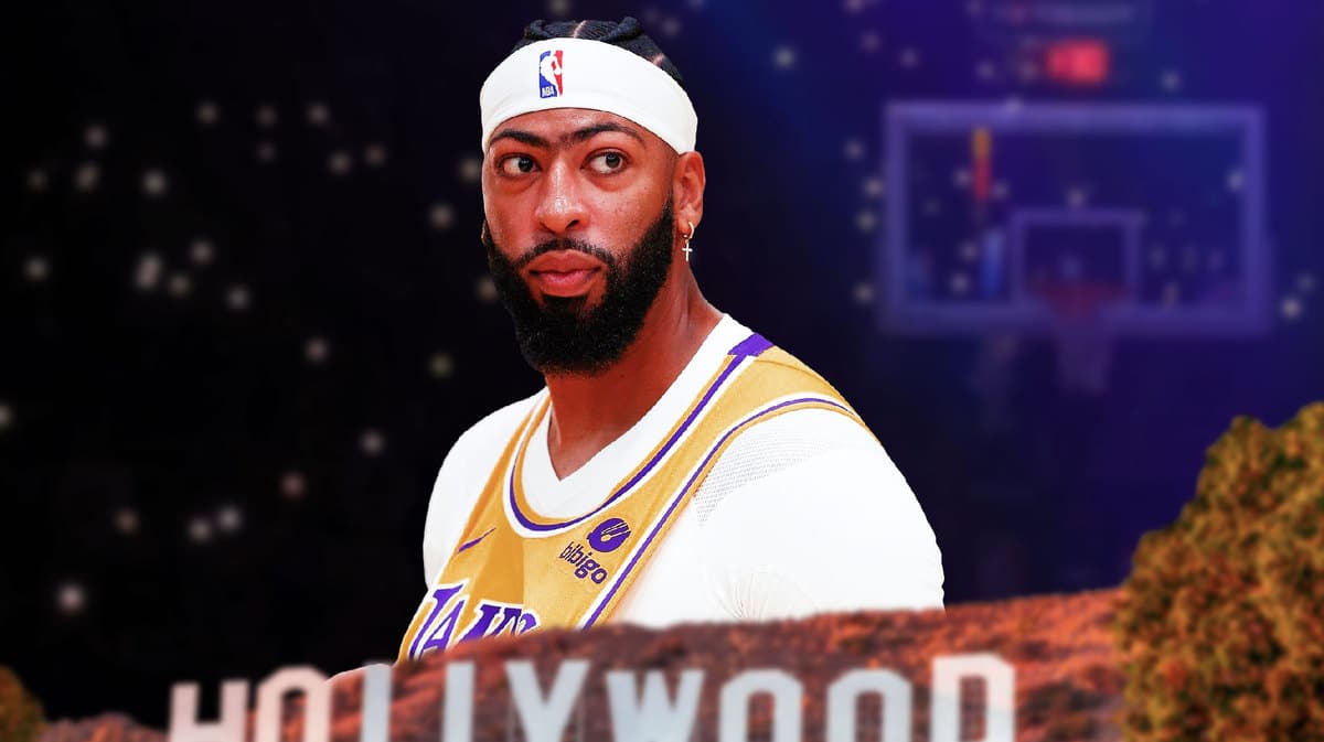 Lakers' Anthony Davis looking serious