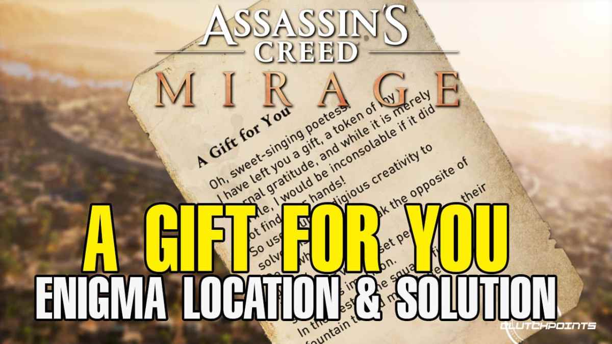 a gift for you, a gift for you guide, a gift for you solution, a gift for you enigma, a gift for you mirage